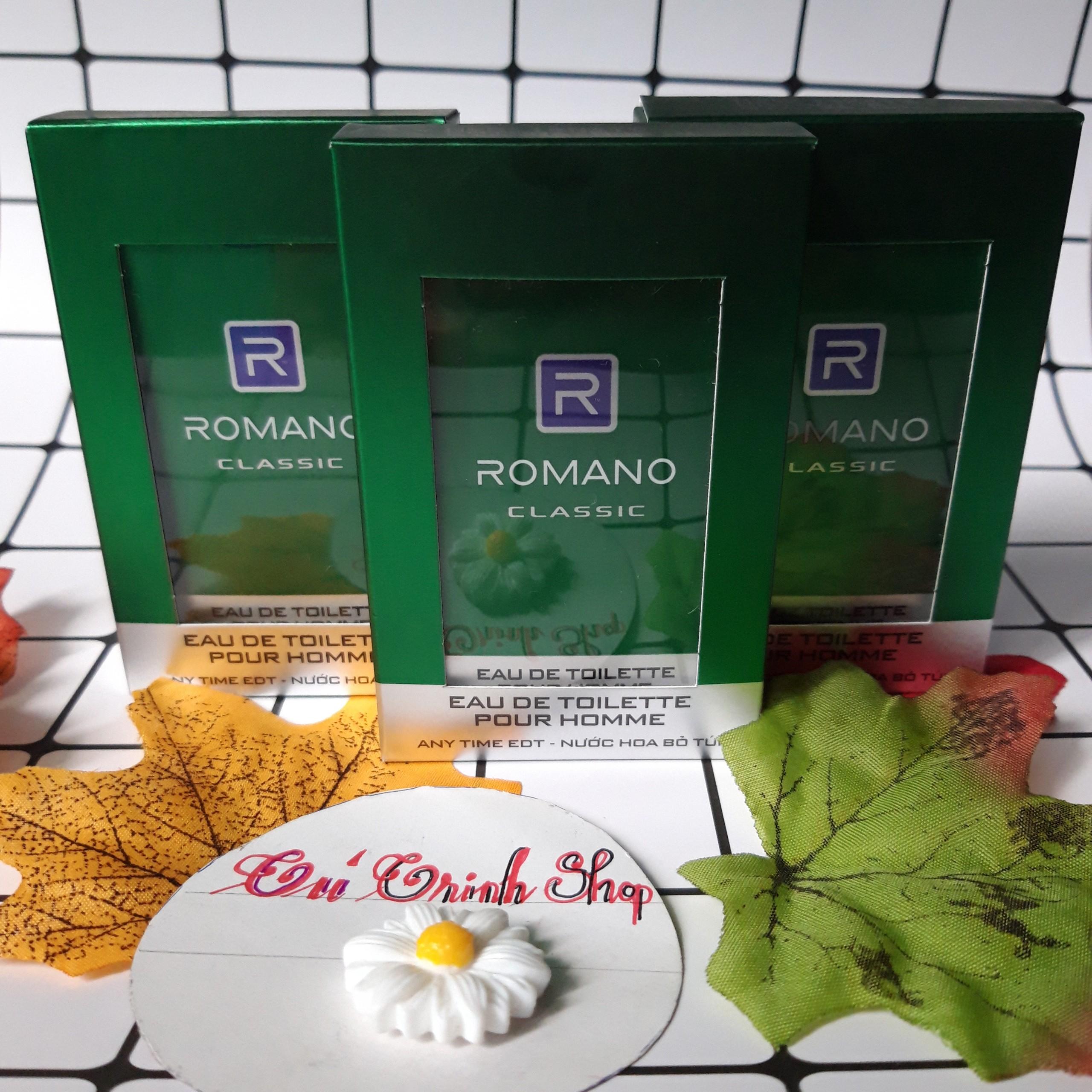 Nước Hoa Bỏ Túi Romano (18ml)-Màu Xanh Lá