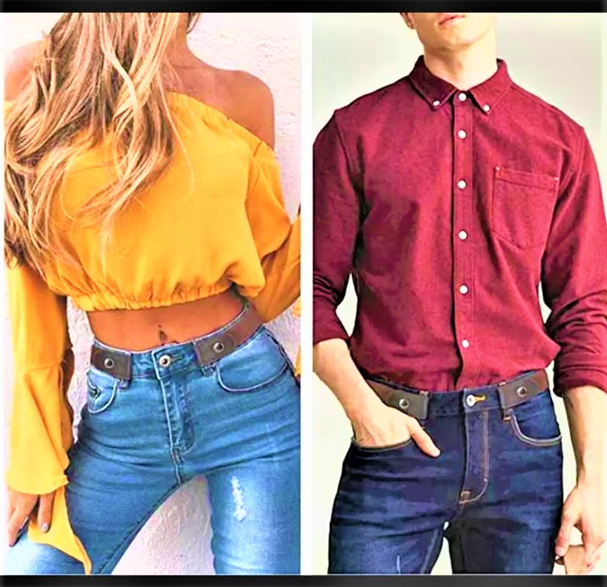 Dây Đai Thắt Lưng Tàng Hình Dây Nịt Thun Co Giãn Không Khóa Màu ĐEN I Bách Hóa Tỷ Trần