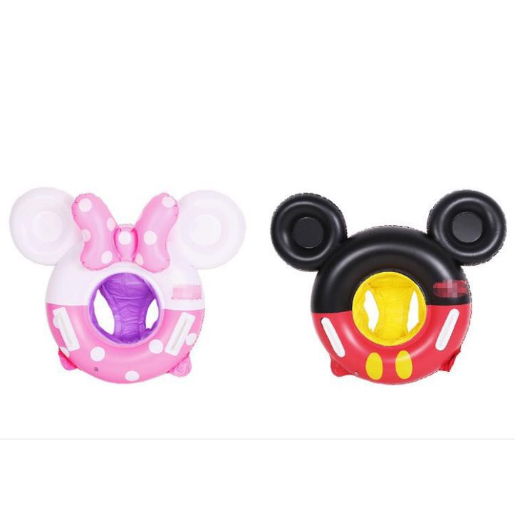 Phao Bơi Cho Bé SOLANO Phao Bơi Trẻ Em Xỏ Chân Chống Lật An Toàn Bơi Lội Họa Tiết Mickey SS-001188