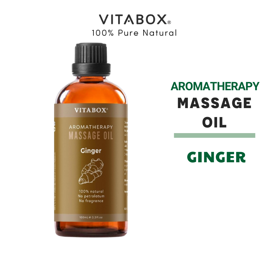 Dầu massage body VITABOX Ginger aromatherapy massage oil
