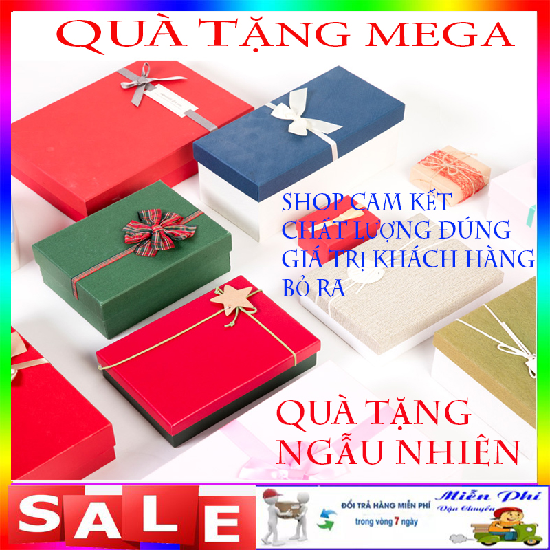 Quà tặng Mega Sale hấp dẫn - Quà Tặng Ngẫu Nhiên - Hộp quà may mắn, hộp quà bí ẩn tri ân khách hàng, tặng ngẫu nhiên sản phẩm giá trị.