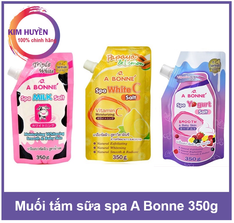 [HCM]Muối tắm sữa bò tẩy tế bào chết A Bonne 350gr