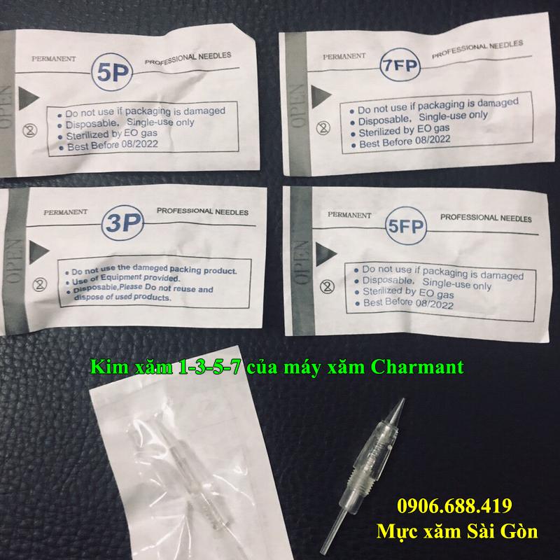 [HCM](10 cái) Kim xăm 1R của máy xăm Charmant 1 và 2