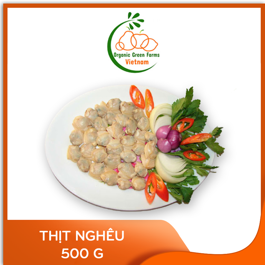 - Thịt nghêu - Thích hợp với các món cháo, cari, chiên giòn, xào,... -