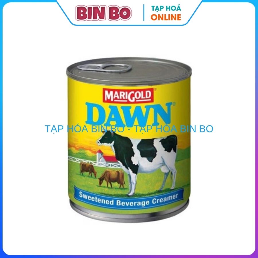 Sữa đặc có đường lon 380g nhập khẩu trực tiếp từ Singapore MARIGOLD Dawn
