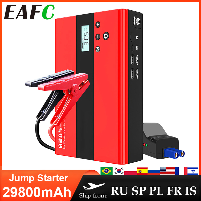 EAFC Bộ Khởi Động Bình Ắc Quy Ô Tô Máy Nén Khí 2 Trong 1 Bộ Sạc Dự Phòng 600A Ắc Quy Di Động Cho Thiết Bị Khởi Động Tăng Áp Khẩn Cấp Ô Tô