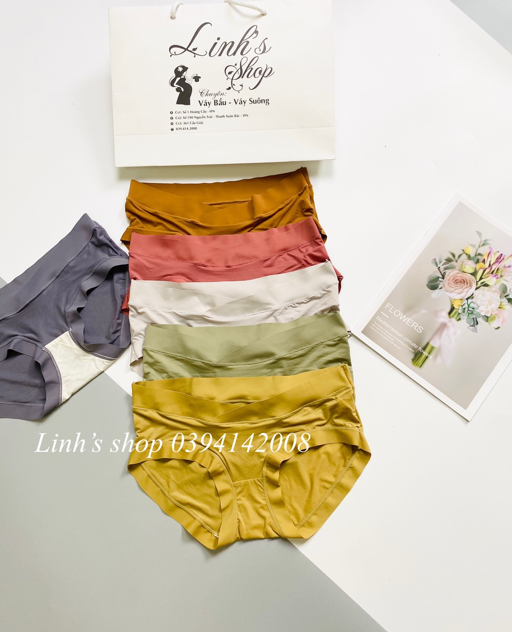 Quần lot bầu cao cấp set 4 quần ql07
