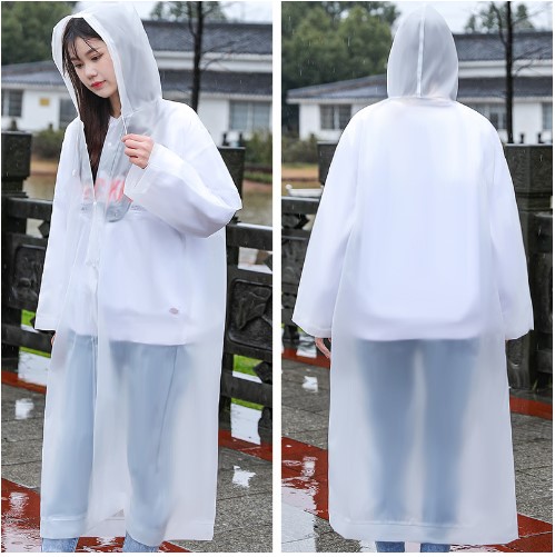 Áo mưa người lớn EcoShop68 áo mưa Măng Tô chống nước chống thấm cao cấp 2022  Chất liệu EVA