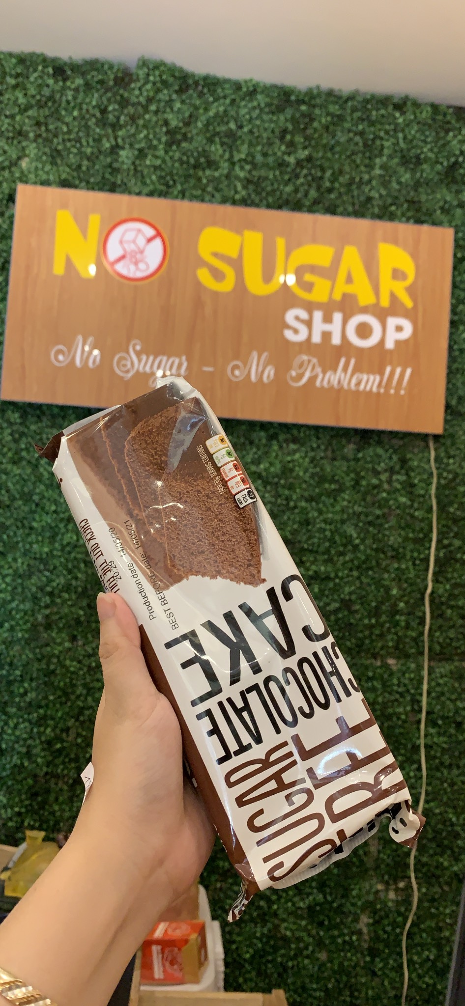 Bánh bông lan không đường socola Diablo sugar free