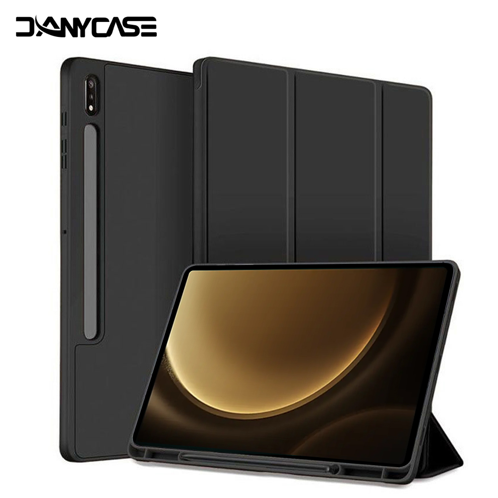 DANYCASE Tablet Case For Samsung Galaxy Tab S9 11inch for S6 Lite 10.4inch A9 8.7inch S9 FE 10.9inch A9 Plus S7/S8 11inch S7 FE S7 Plus S8 Plus S9 Plus S9 FE+ S10 Plus 12.4inch Silcone Samsung Smart Cover with Pencil Holder