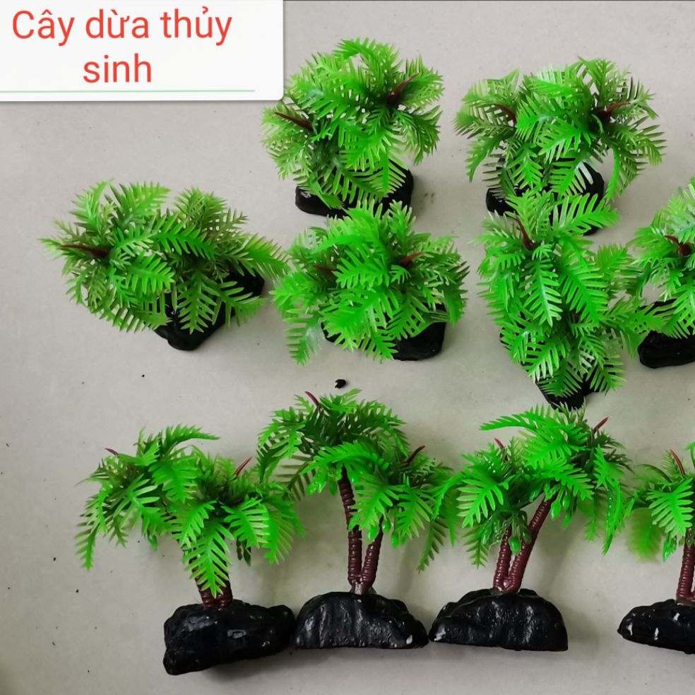 [HCM]Cây dừa bằng nhựa trang trí giá cho 1 cây
