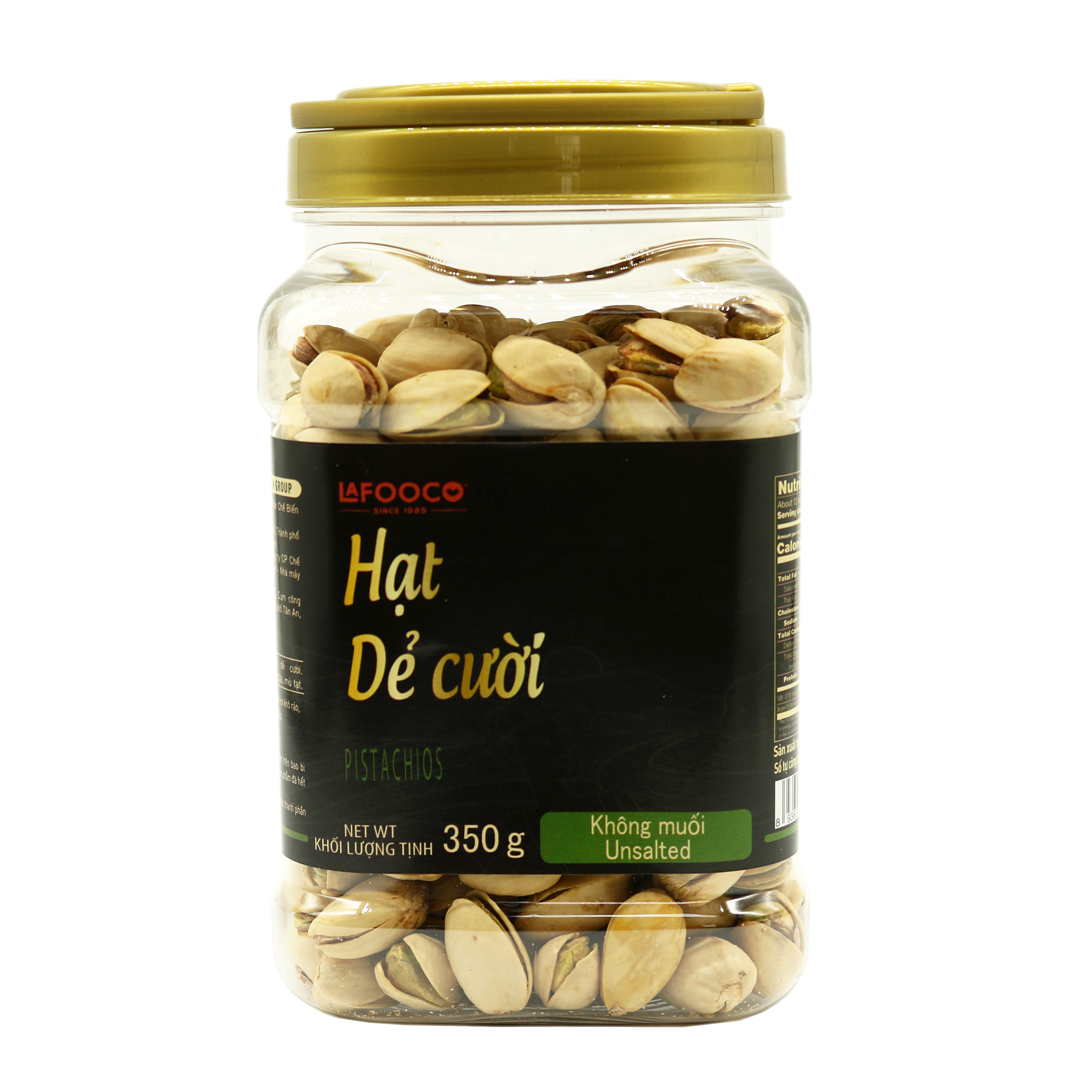 Unsalted Pistachios LAFOOCO 350g