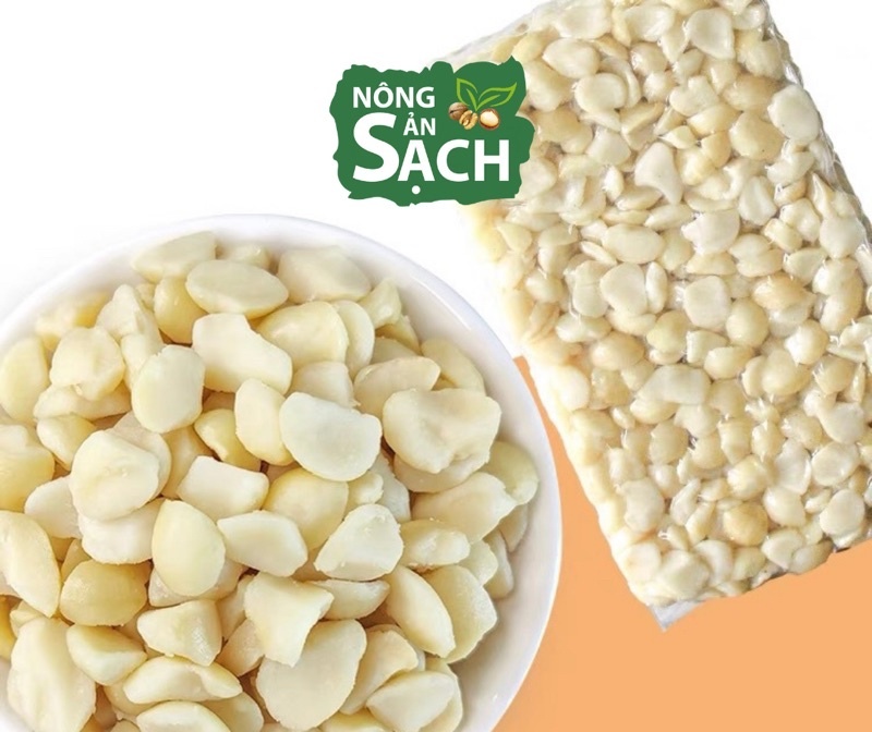 Nhân hạt macca vụn dùng để làm bánh làm sữa