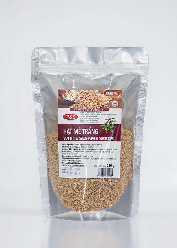 Hạt mè trắng nguyên vỏ