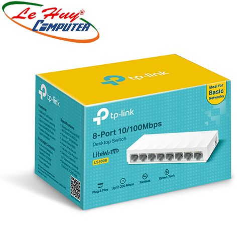 Thiết bị chia mạng switch tp-link ls1008 8 cổng 10/100mbps