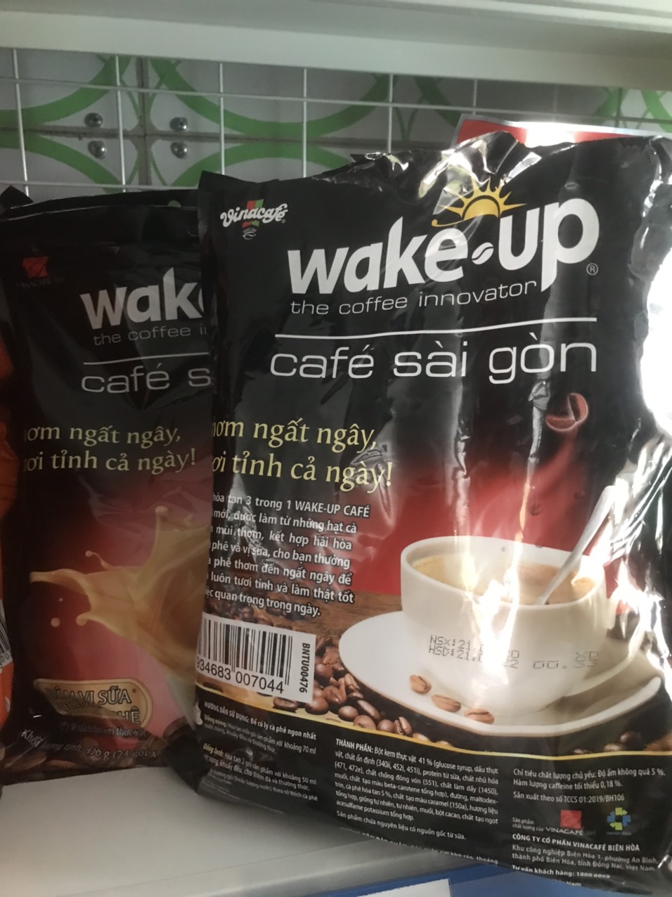 Cà phê sữa Wake up Sài Gòn 24 gói