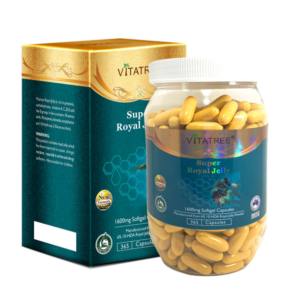 0131369 VITATREE Viên Uống Sữa Ong Chúa 1600mg Hộp 365 viên - 0131369