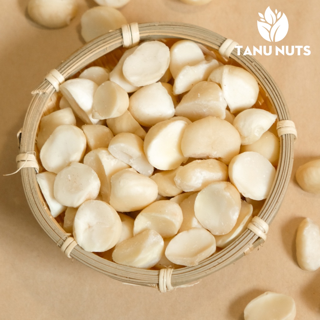 500Gram Nhân macca đăk lak size nhỏ bể đôi