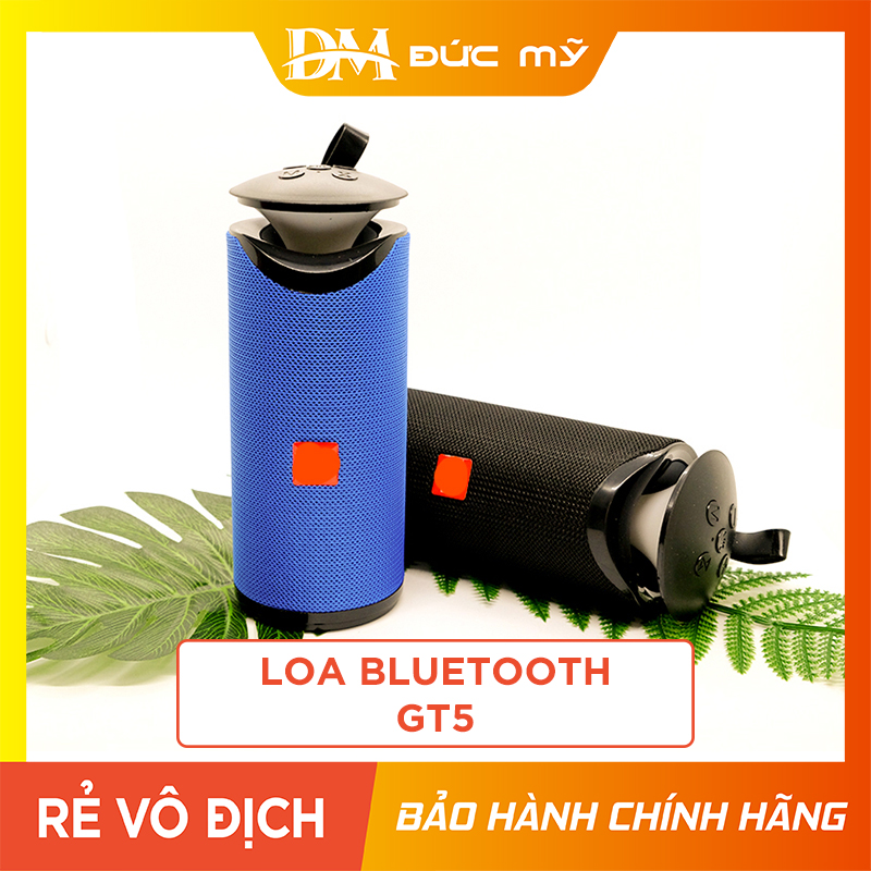 Loa bluetooth không dây & Loa Mini Cầm tay Beetek GT-112 Có đèn Led Nghe nhạc hay Cắm USB Thẻ nhớ Jack 3.5 6h Phát nhạc Loa blutooth phân phối bởi Đức Mỹ Store