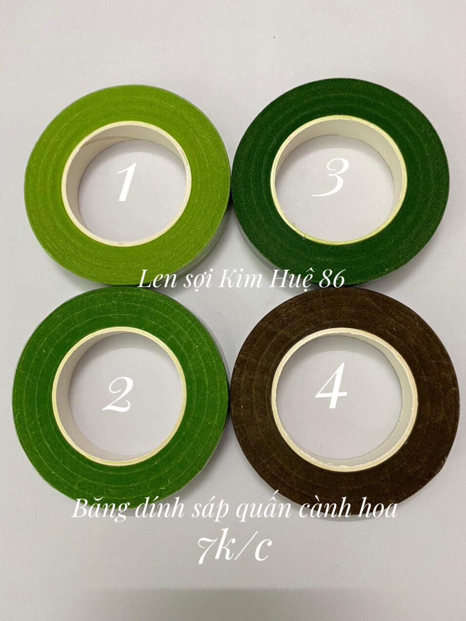 Băng dính sáp quấn cành hoa