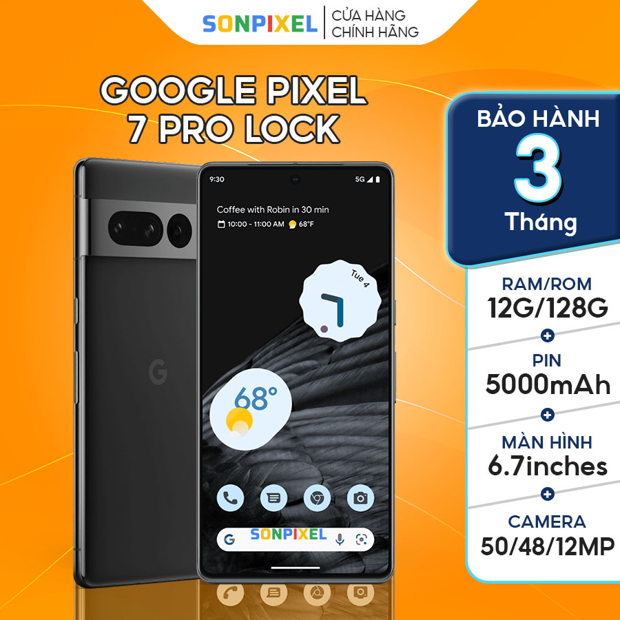 Điện Thoại Google Pixel 7 Pro Lock, Sonpixel