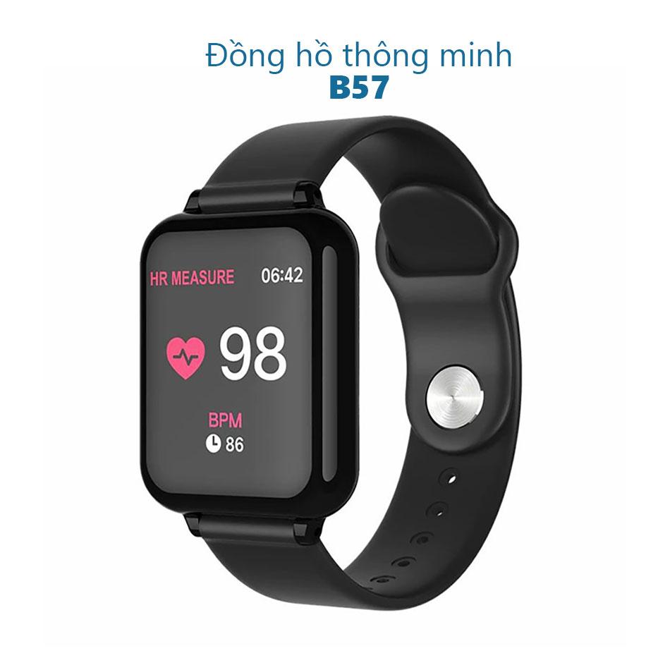 Đồng hồ thông minh B57 chống nước, theo dõi sức khỏe - Thế Giới Gia Dụng 4.0