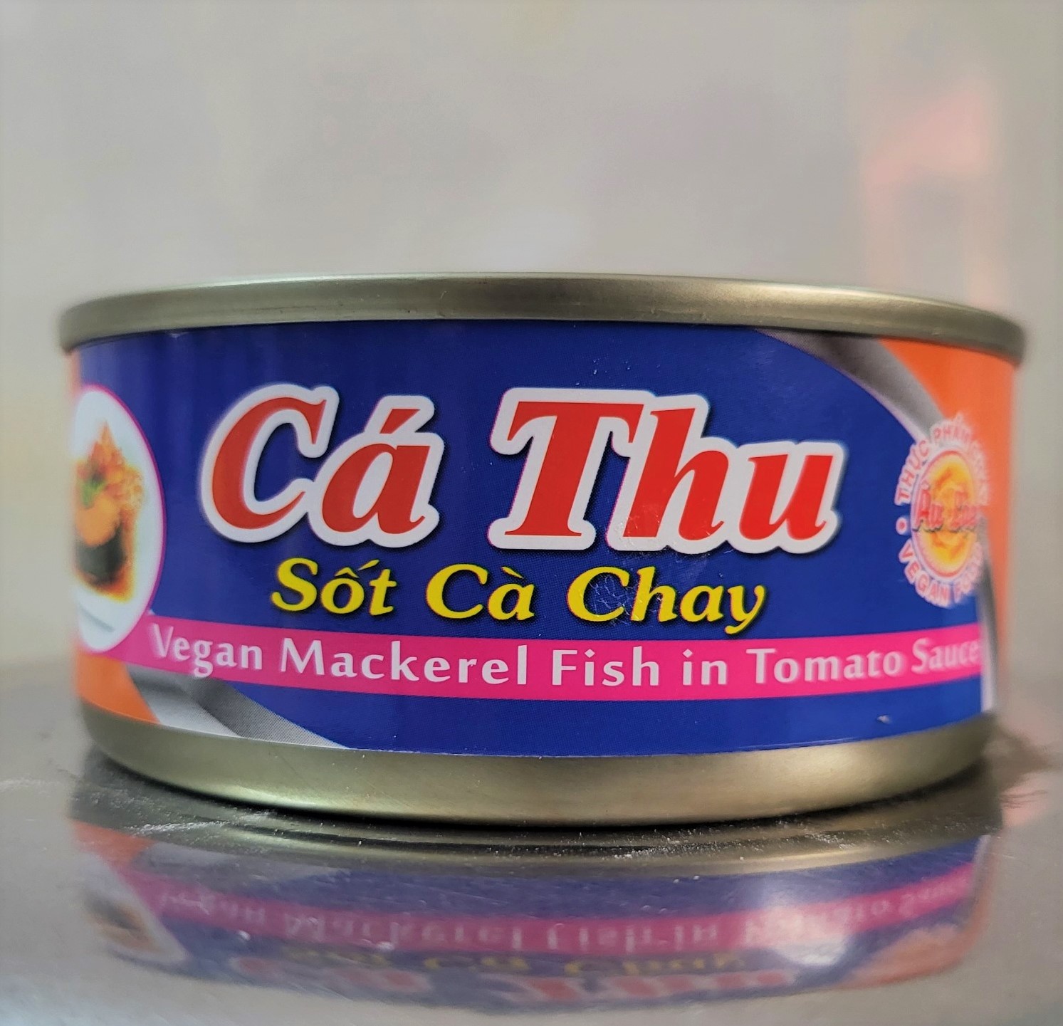 Cá thu xốt cà chay âu lạc vegan mackerel fish in tomato sauce