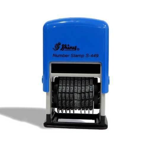 Dấu 9 số xoay shiny s449 ký tự cao 4mm