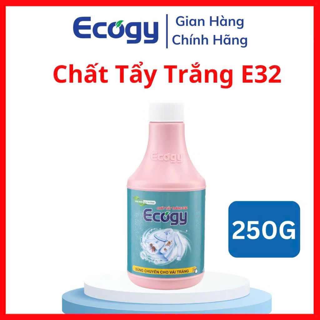 Dung dịch TẨY TRẮNG quần áo Ecogy. làm trắng sáng quần áo, làm sạch vết ố vàng, vết đồ ăn, mủ trái cây ... bám lâu ngày