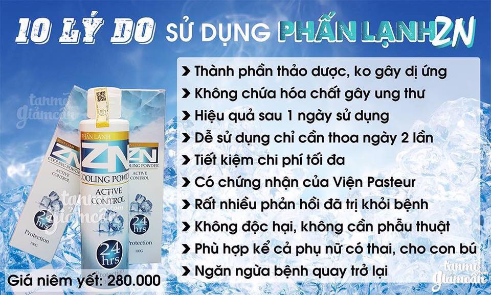 PHẤN LẠNH KHỮ MÙI CƠ THỂ ZN HOÀNG -HÀNG CHÍNH HÃNG [100g]