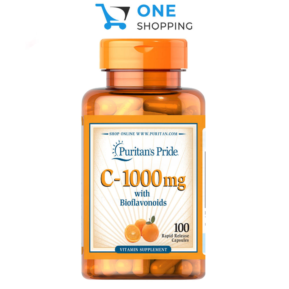 Viên uống Vitamin C 1000mg puritan s pride hộp 100 viên - Vitamin C của Mỹ