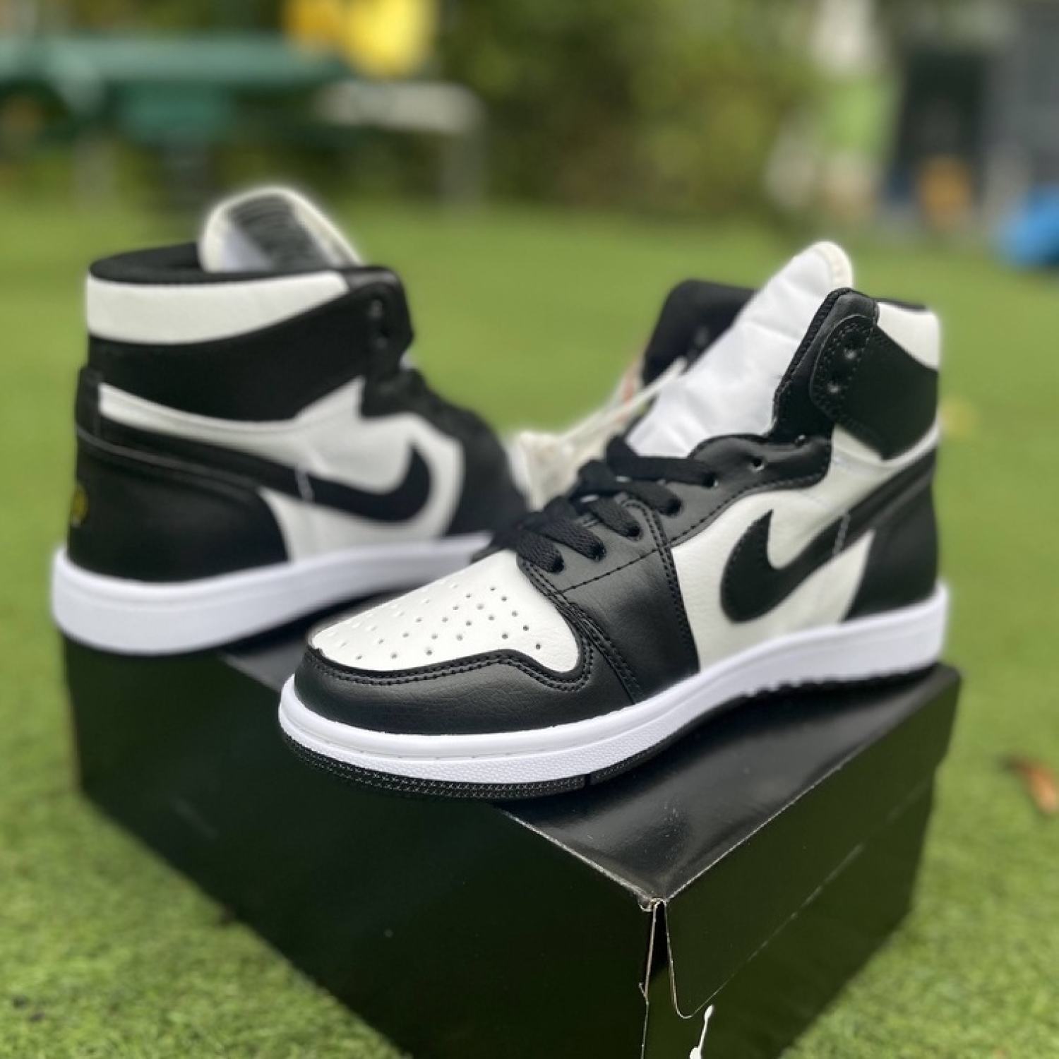 Giày jordan panda giày thể thao cao cổ đen trắng nam nữ, jd cổ cao hot trend
