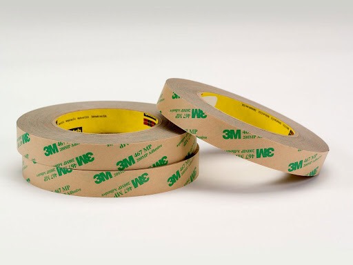 Băng keo 2 mặt 3M 467MP siêu dính dày 0.06mm dài 12mm x 55m