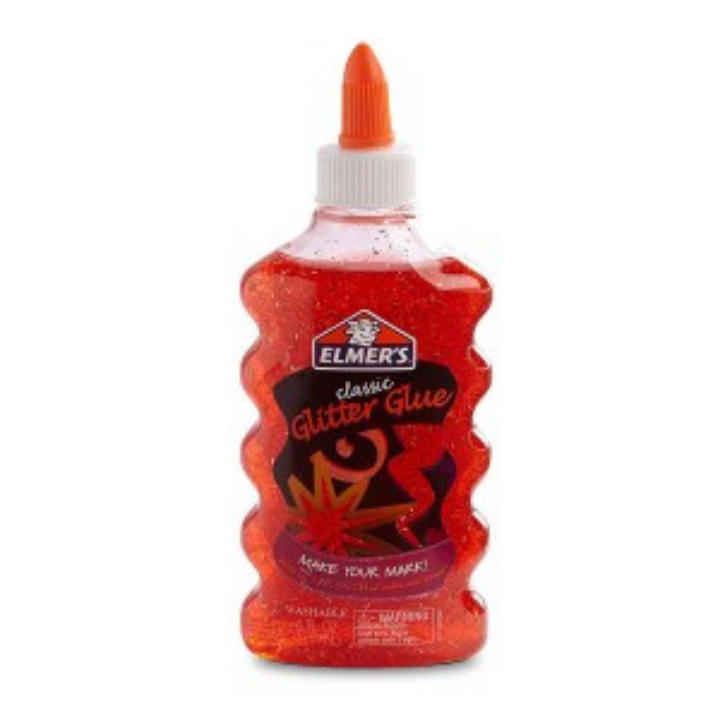 Keo dán kim tuyến Elmer s Glitter Glue 177.4ml - Màu đỏ Red