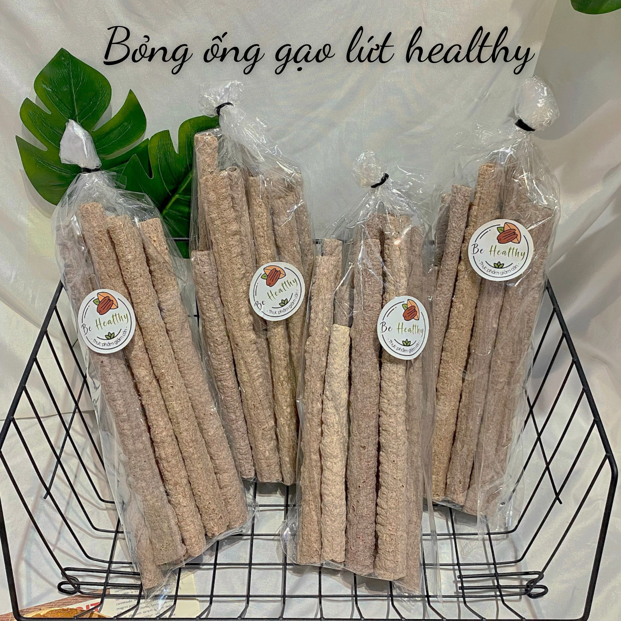 Bỏng gạo lứt giảm cân không đường siêu ngon phù hợp chế độ ăn kiêng túi 150gam