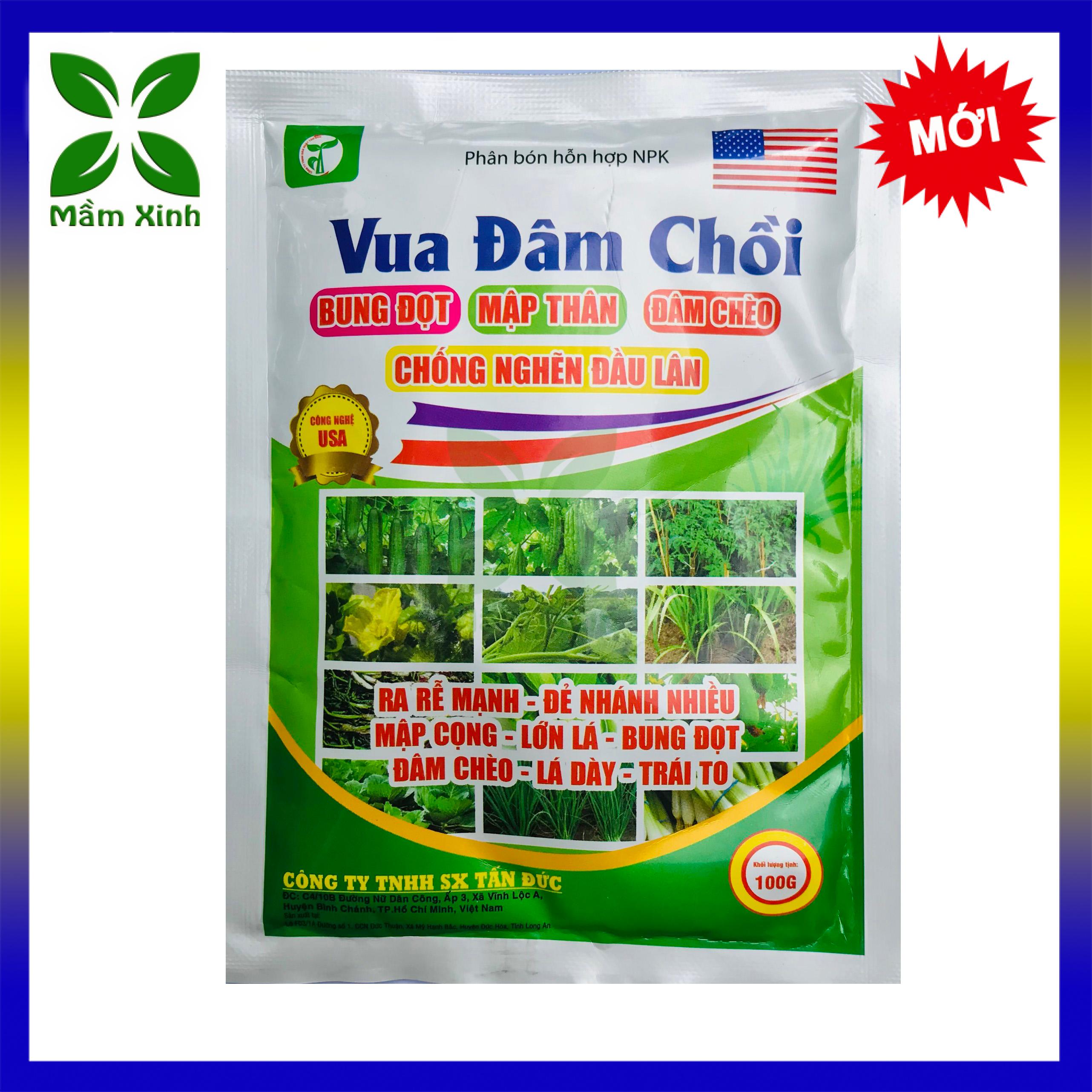 Phân Bón Vua Đâm Chồi Giúp Cây Ra Rễ Mạnh, Bung Đọt, Mập Thân, Đẻ Nhánh Nhiều, Mập Cọng, Đâm Chèo, Chống Nghẽn Đầu Lân, Phân Bón Giúp Lớn Lá, Lá Dày, Trái To