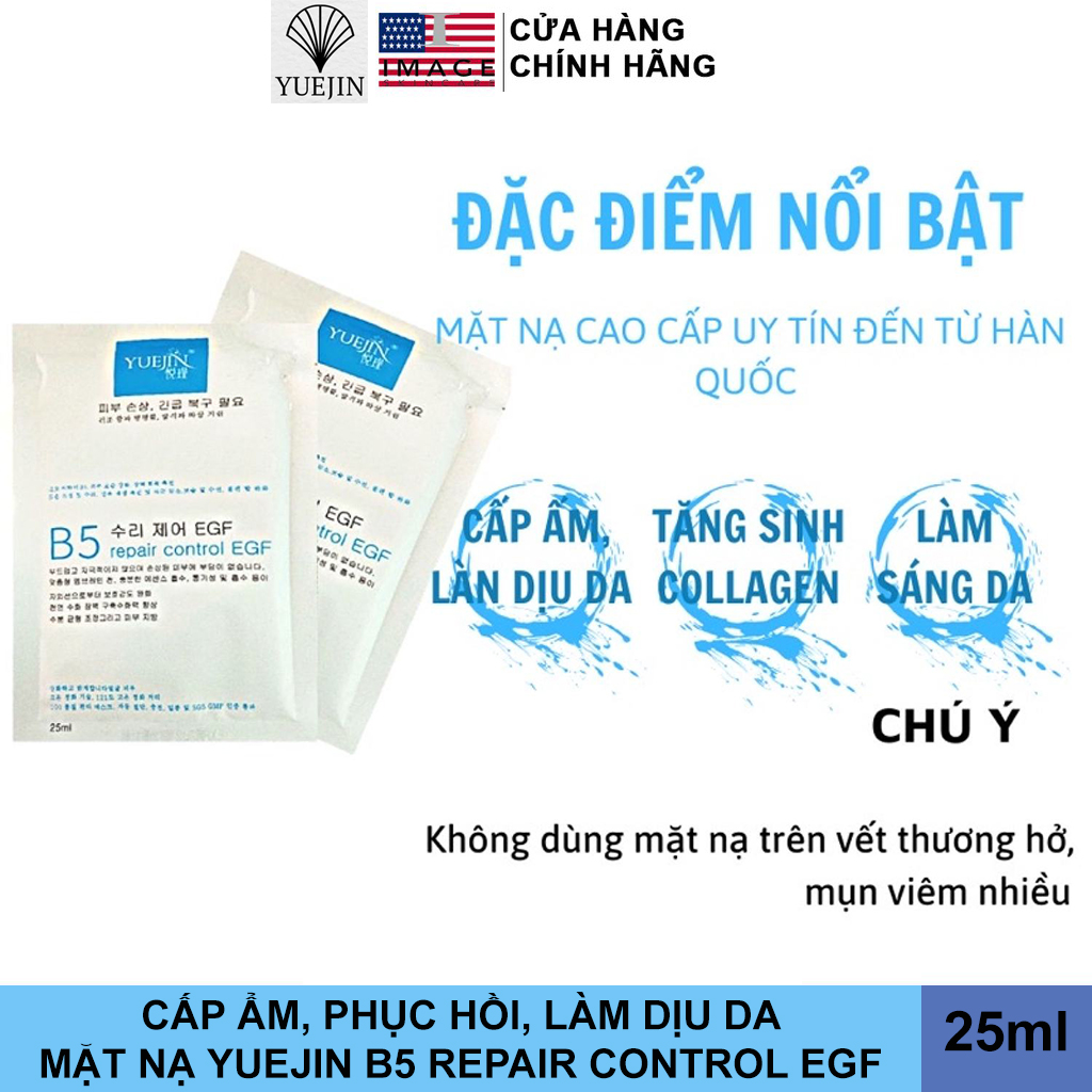 Mặt nạ yuejin b5 repair control egf 25ml - cấp ẩm, phục hồi, làm dịu da.