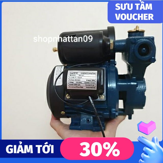 Máy bơm tăng áp mini dùng cho máy giặt, bình nóng lạnh sen vòi - máy bơm tăng áp