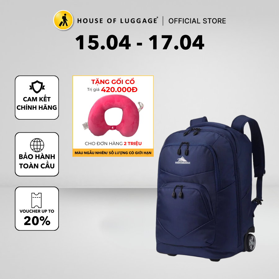 Balo kéo Freewheel Pro High Sierra Mỹ sản phẩm chính hãng bảo hành toàn cầu