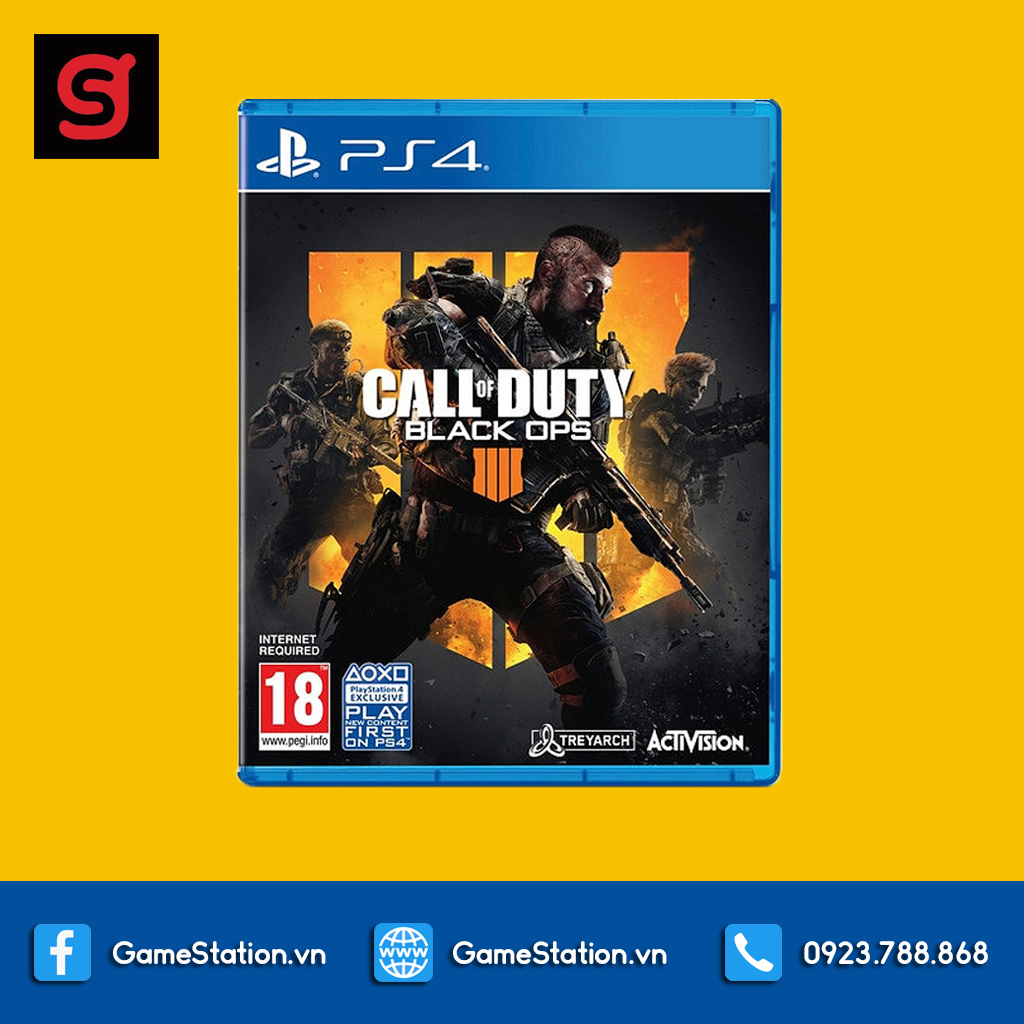 Đĩa Game PS4: Call of Duty Black Ops 4 - EU