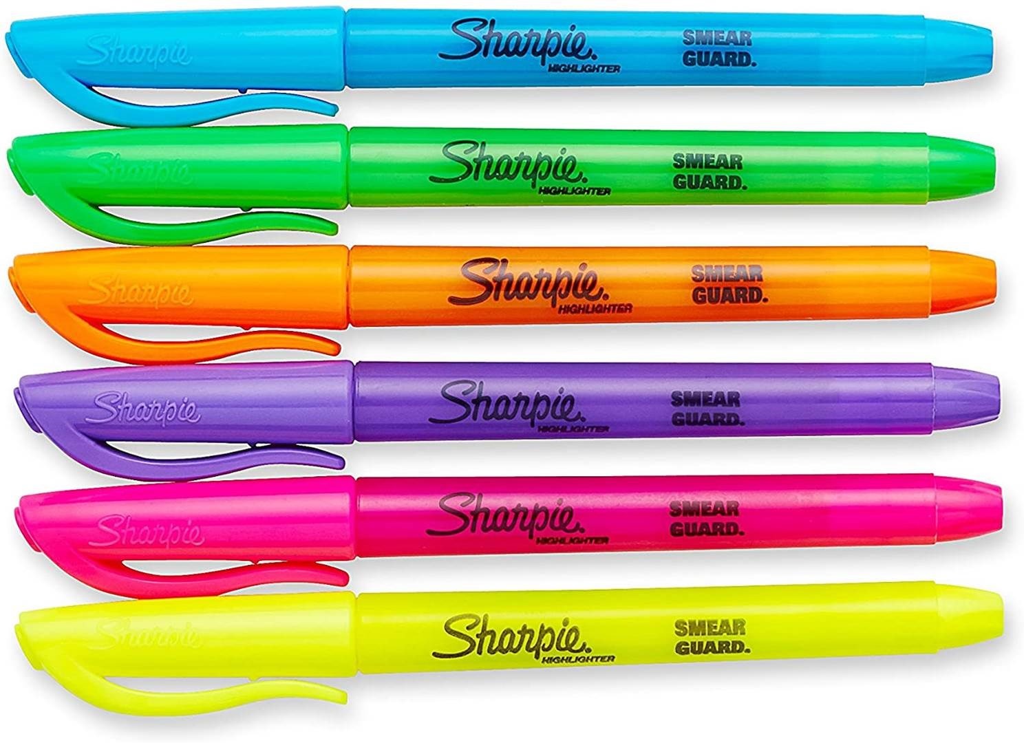 [HCM]BÚT DẠ QUANG BỎ TÚI MỰC KHÔNG LEM Sharpie Liquid Pocket Highlighters Assorted Colors Chisel Tip