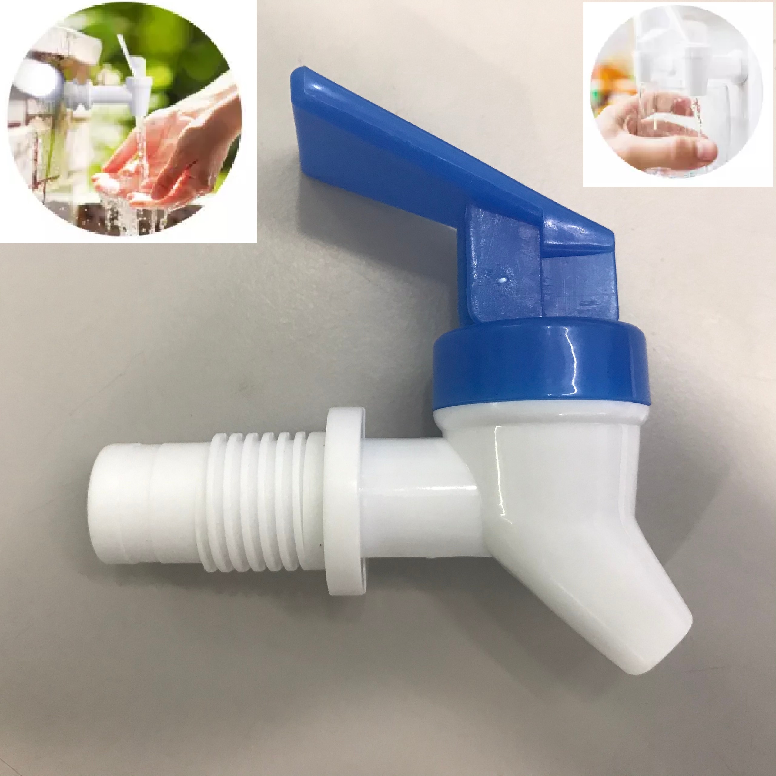Vòi rót gắn bình ngâm rượu Vòi nước bằng nhựa gắn bình nước lọc nước tiện dụng