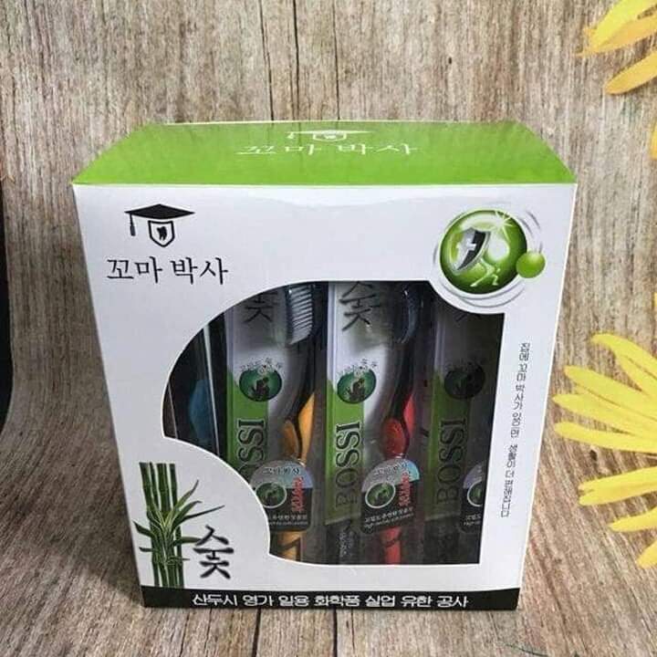 Bàn chải than tre hoạt tính Bossi