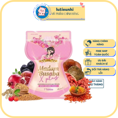 Viên uống thảo dược nỡ ngực se khít madam busaba