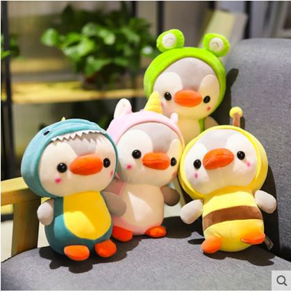 Chim cánh cụt bông shiba cosplay 25cm cao cấp, gấu bông chim shiba mềm mịn dễ thương