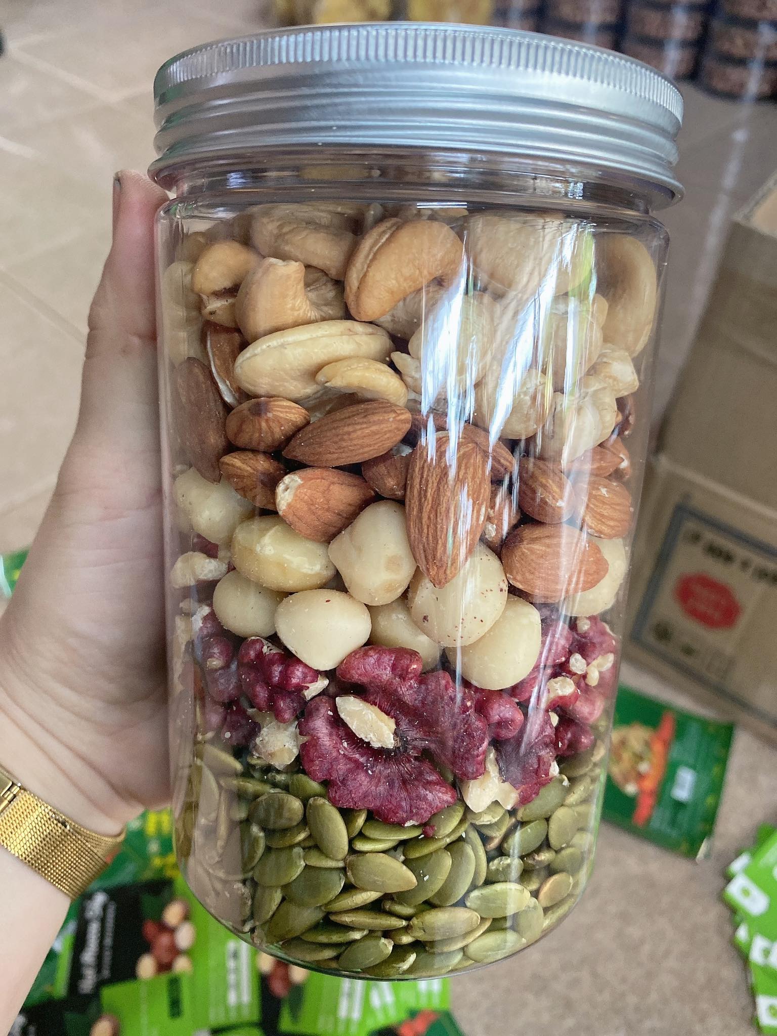 Tết 2024- hạt dinh dưỡng 500g- mix 5 loại hạt - quà tặng ý nghĩa