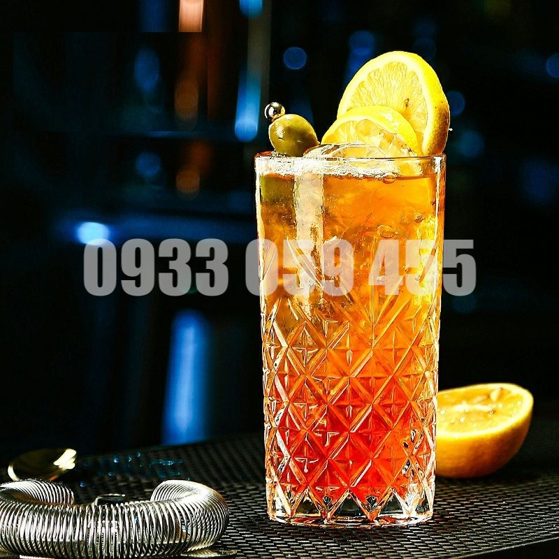 Bộ 6 ly thủy tinh cao cấp uống nước 340ML, ly sinh tố, cốc uống nước, ly trà đá, ly uống sinh tố, ly coffe, ly cốc uống detox
