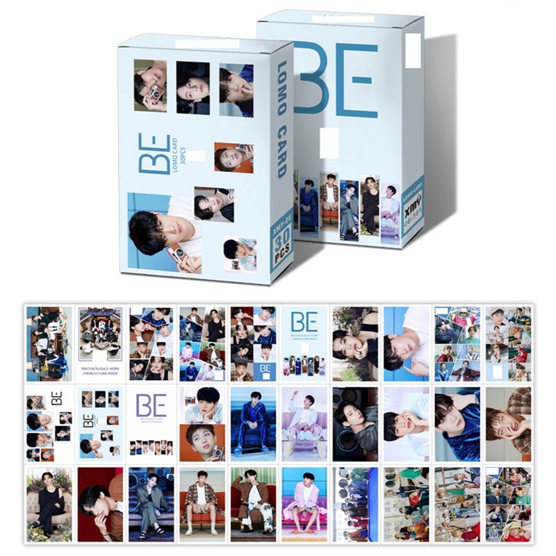 Lomo card nhóm BTS gồm 30 ảnh đẹp
