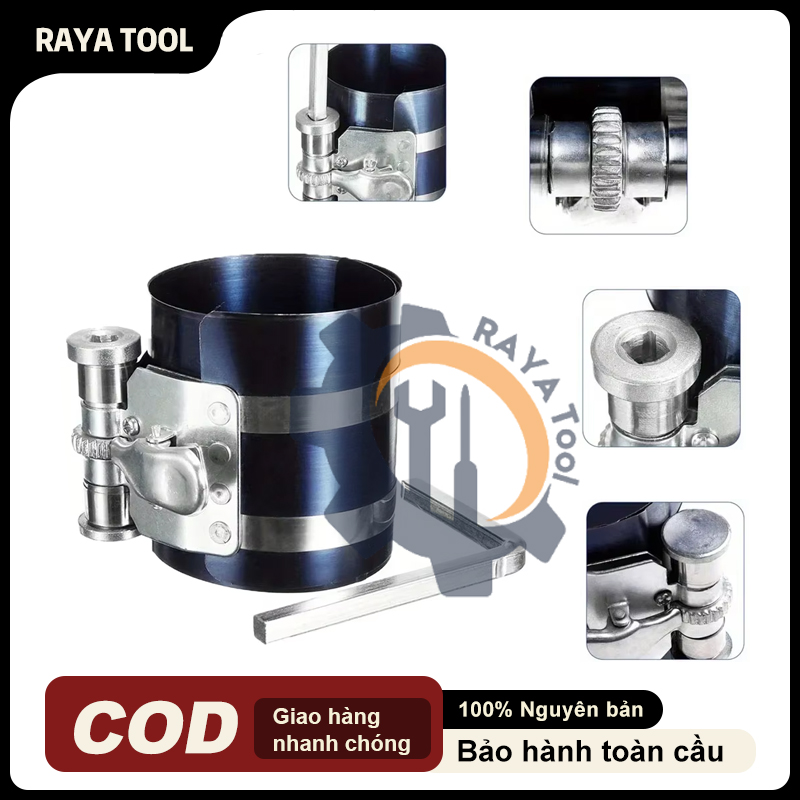 Công Cụ Sửa Vòng Piston 3" 4" - Phạm Vi 53-175mm Bền Tiện Lợi