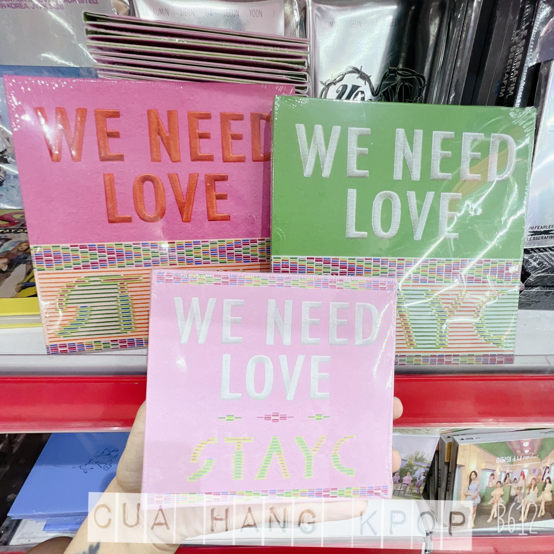 Album stayc we need love - có sẵn cửa hàng kpop